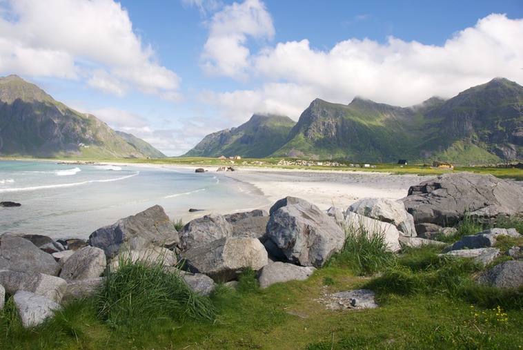 Spiaggia delle Isole Lofoten