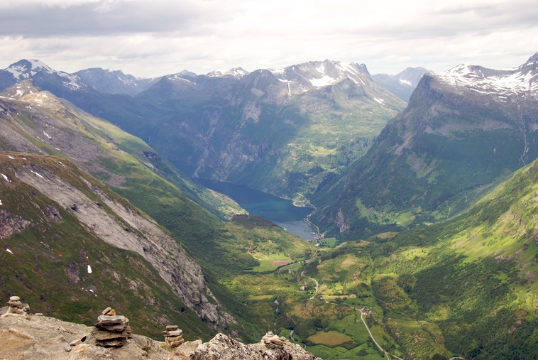 Vista dal monte Dalsnibba